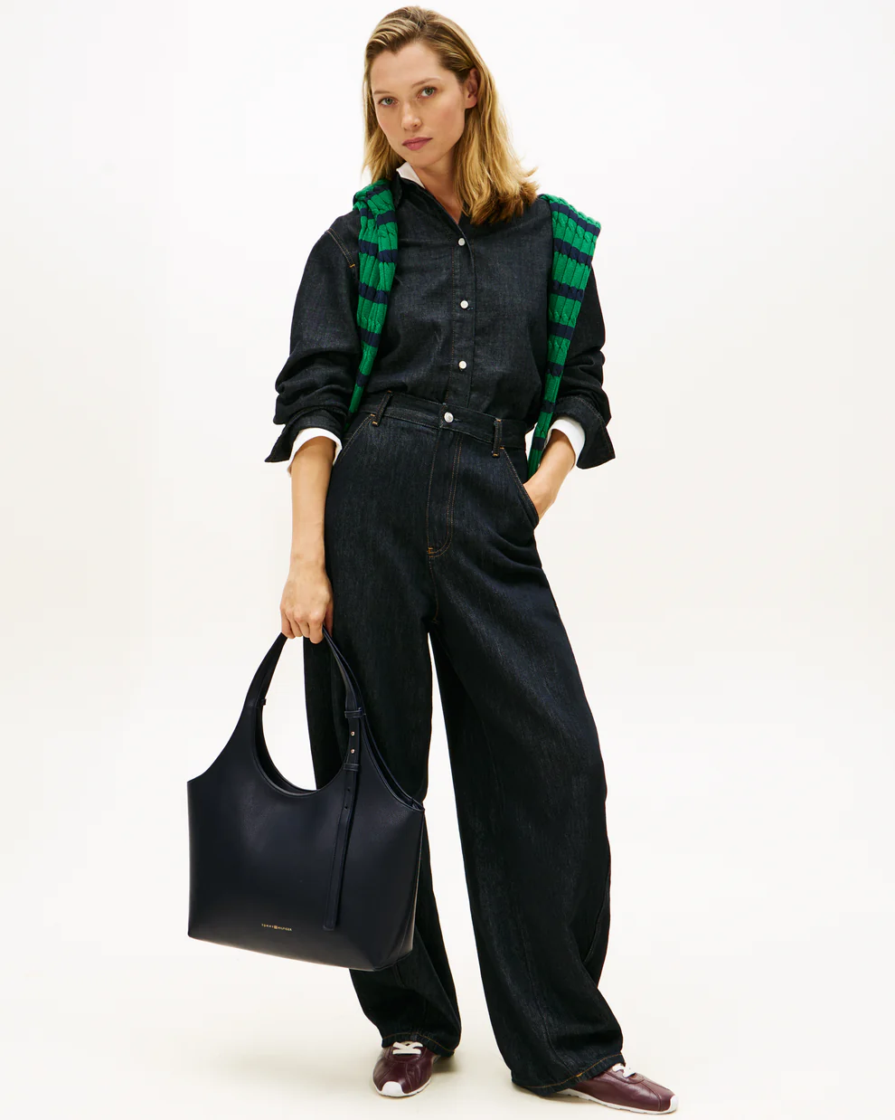 Γυναικεία Tote Τσάντα Navy Μπλε Tommy Hilfiger AW0AW18232-DW6