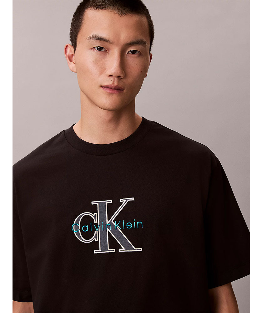 Ανδρικό T-shirt Μαύρο Calvin Klein LV04RE815G-UB1