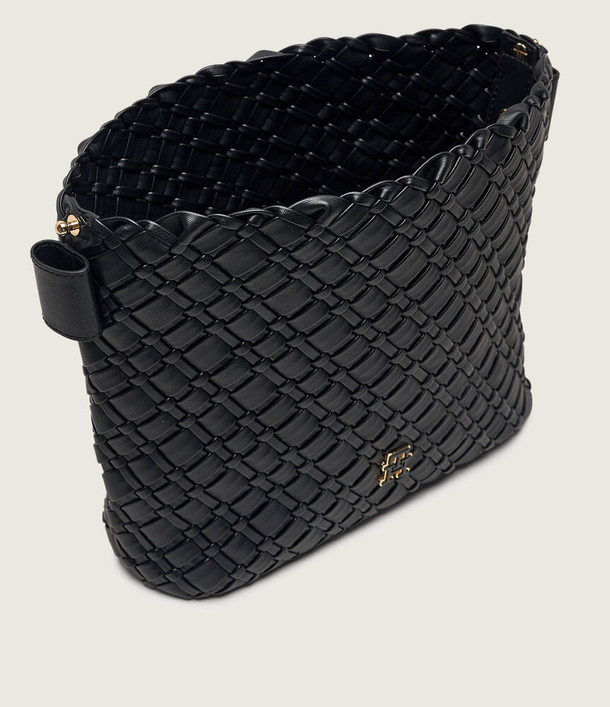 Γυναικεία Τσάντα Μαύρη Tommy Hilfiger AW0AW18160-BDS