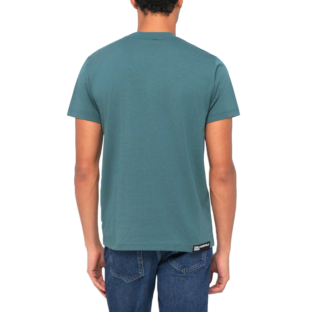 Ανδρικό Slim T-shirt Πετρόλ Karl Lagerfeld Jeans A1M17003-2ID BALSAM