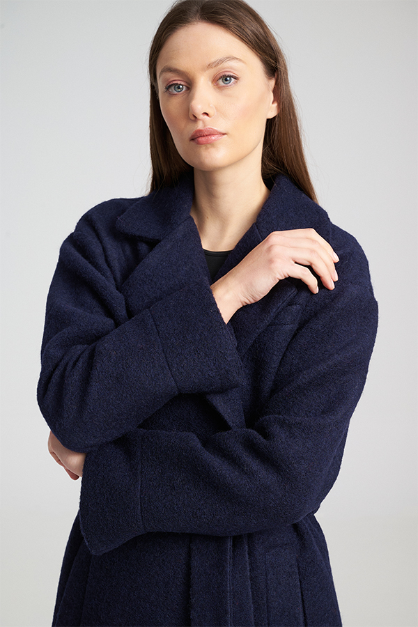 Γυναικείο Mellio Παλτό Blue Mind Matter MML25-02-06-027