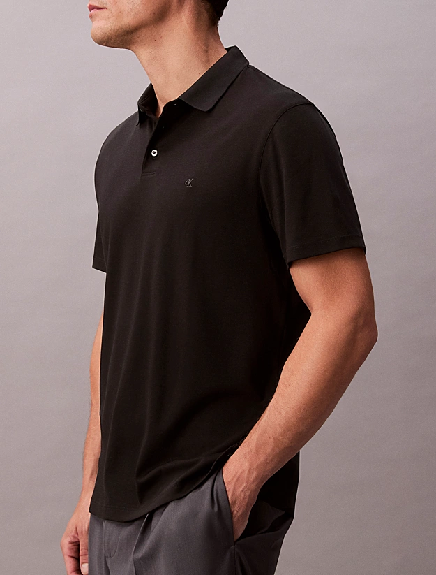 Ανδρικό Polo Μαύρο Calvin Klein LV04LB276G-UB1