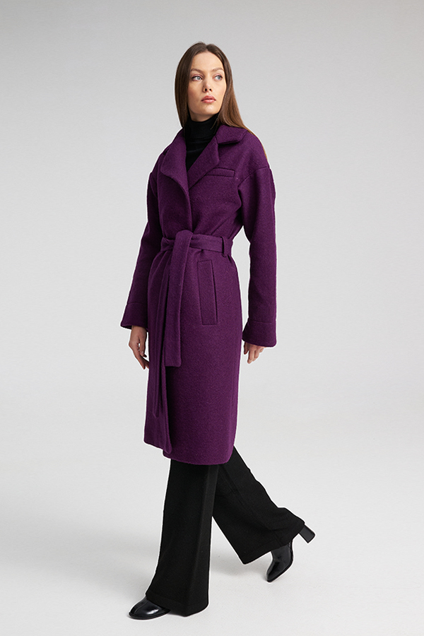 Γυναικείο Mellio Παλτό Purple Mind Matter MML25-02-06-027