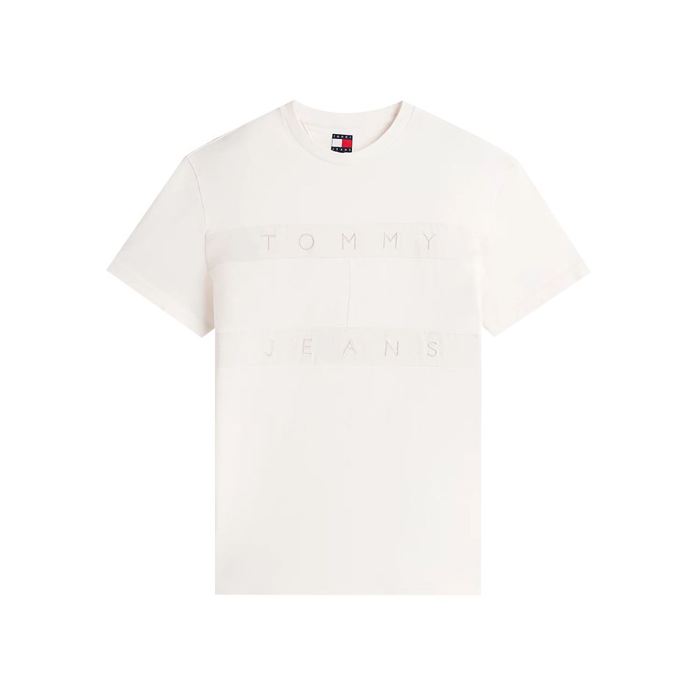 Ανδρικό T-shirt Μπεζ Tommy Jeans DM0DM22312-YBH