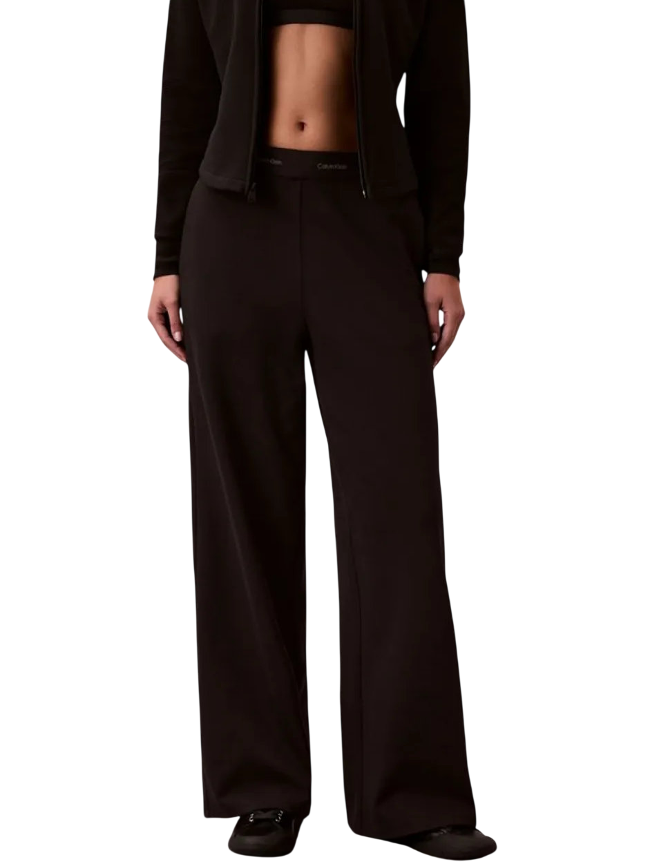 Γυναικείο Παντελόνι Φόρμας Μαύρο Calvin Klein LV044E622G-UB1