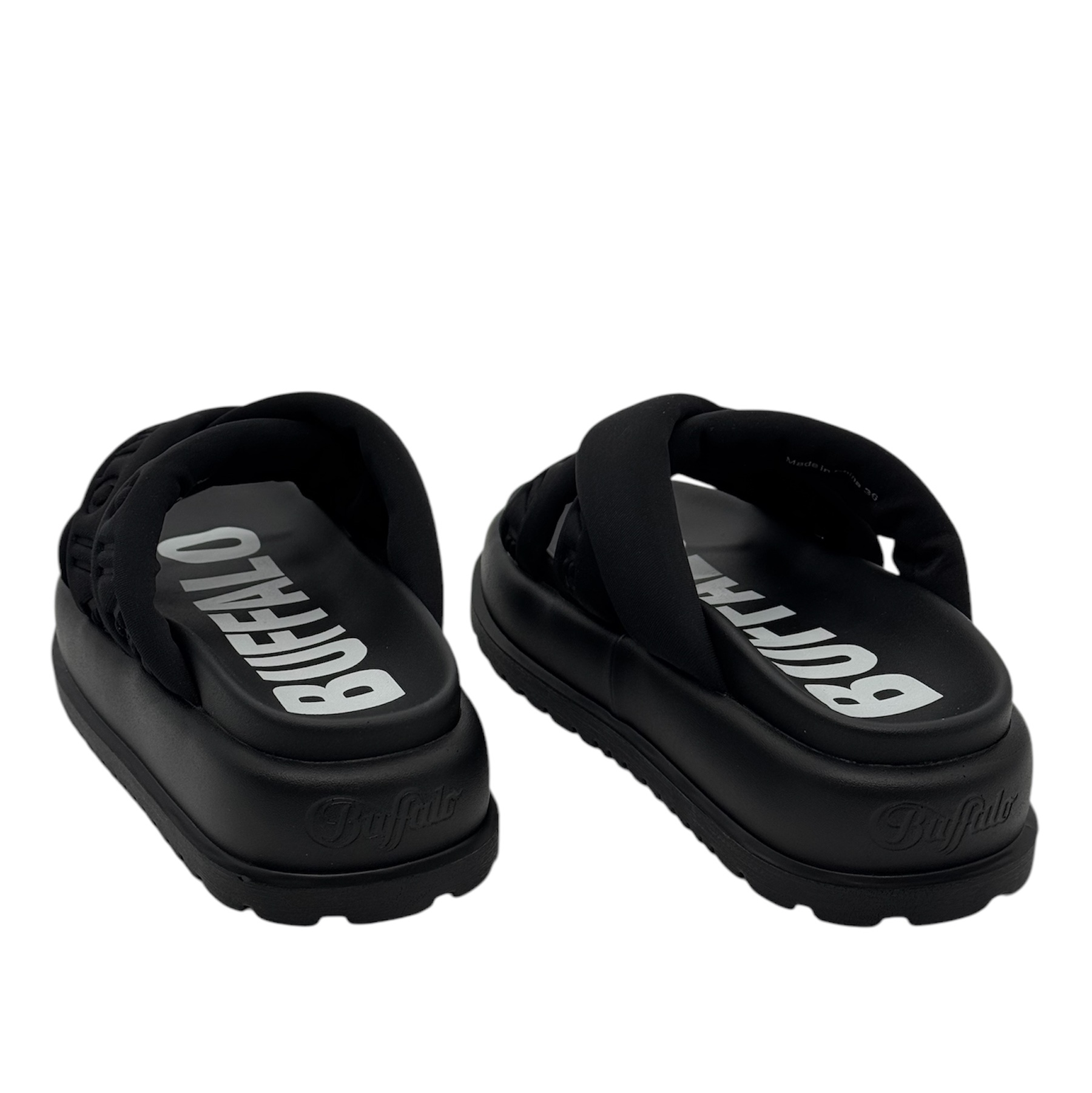 Γυναικείες Palma Cross Παντόφλες Μαύρες Buffalo BUF1602277-BLACK