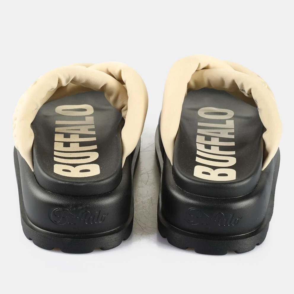 Γυναικείες Palma Cross Παντόφλες Μπεζ Buffalo BUF1602278-CREAM/BLACK