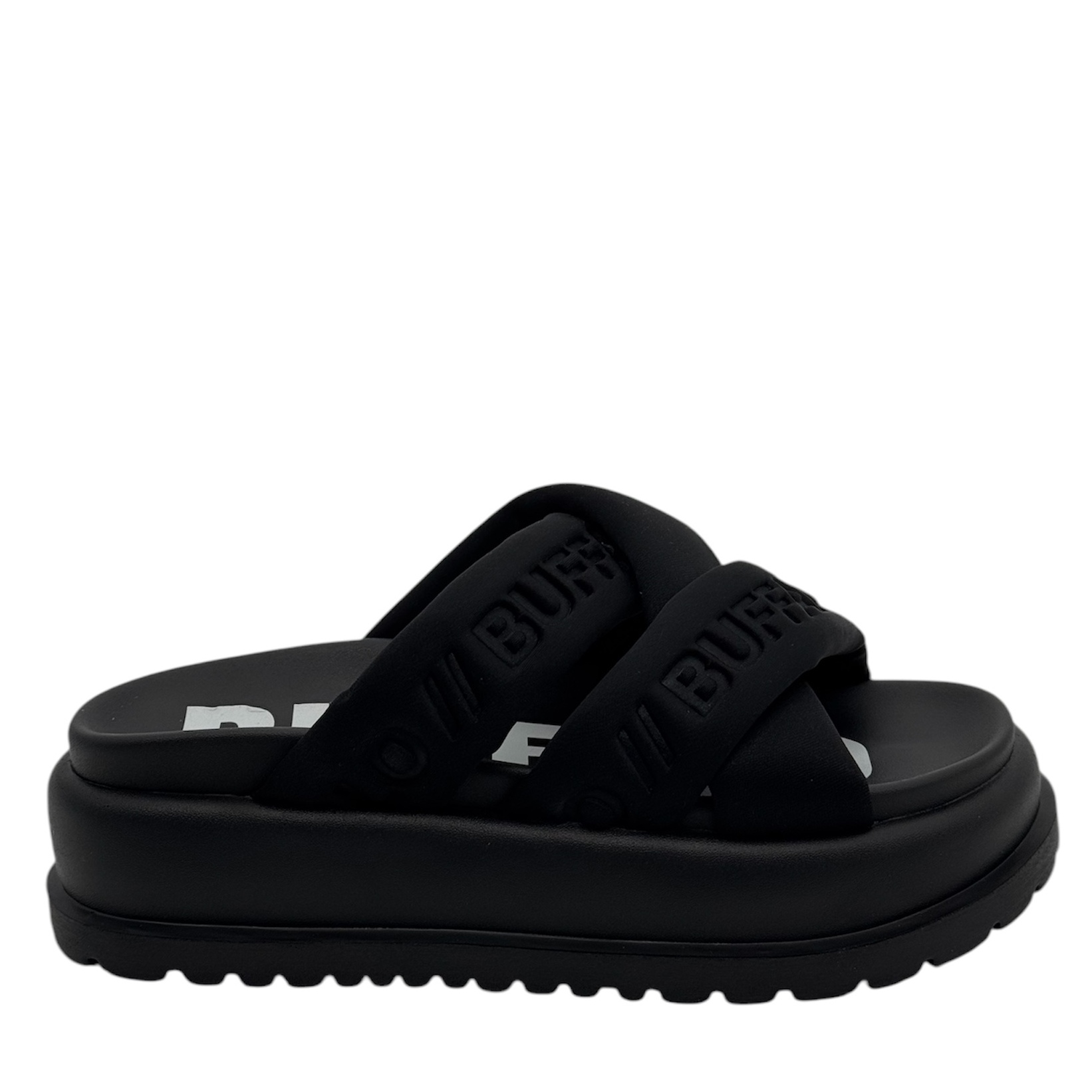 Γυναικείες Palma Cross Παντόφλες Μαύρες Buffalo BUF1602277-BLACK