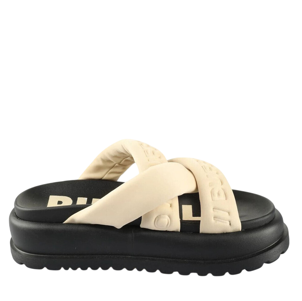 Γυναικείες Palma Cross Παντόφλες Μπεζ Buffalo BUF1602278-CREAM/BLACK