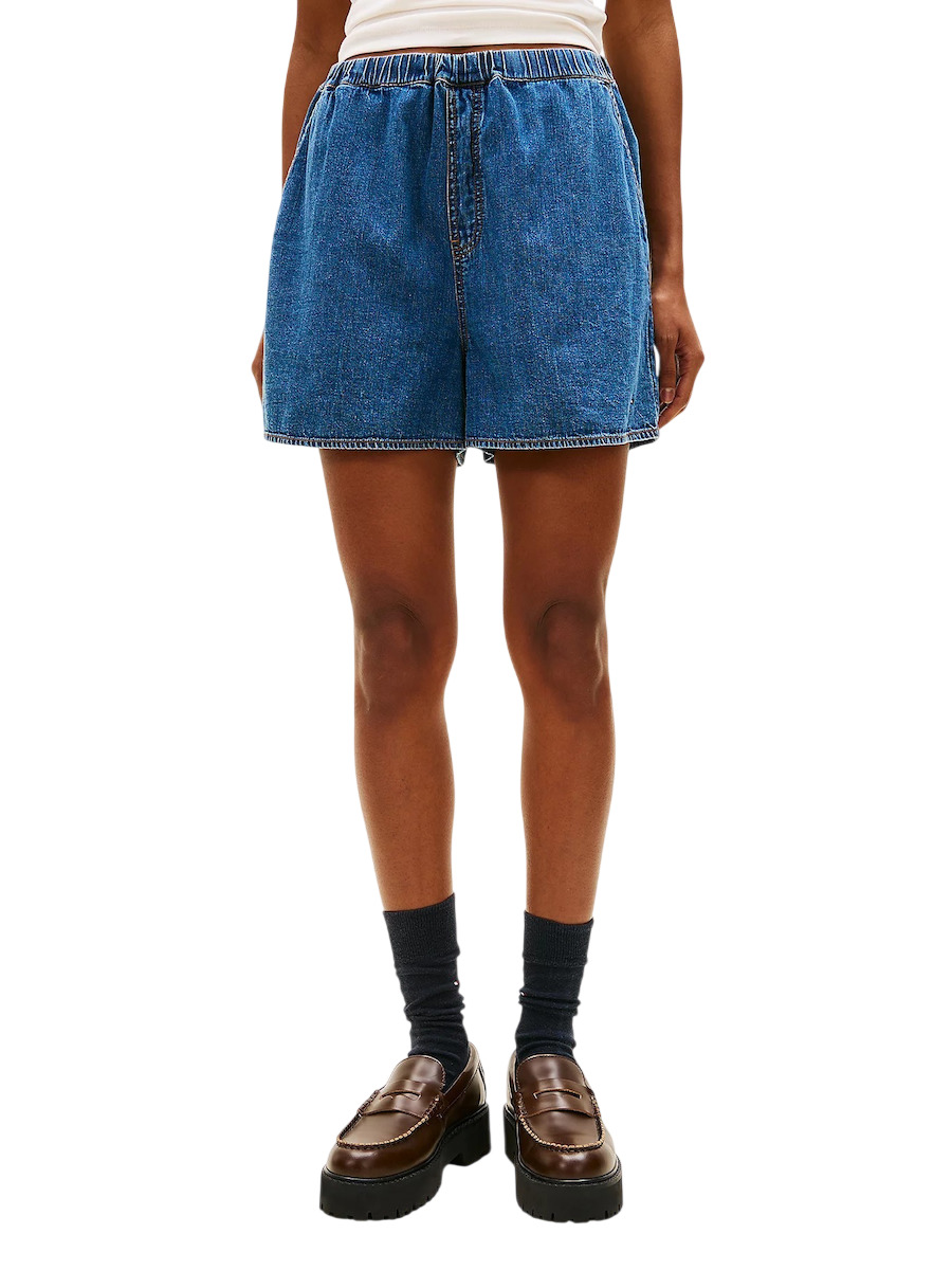 Γυναικείο Σορτς Μπλε Tommy Jeans DW0DW22270-1A5