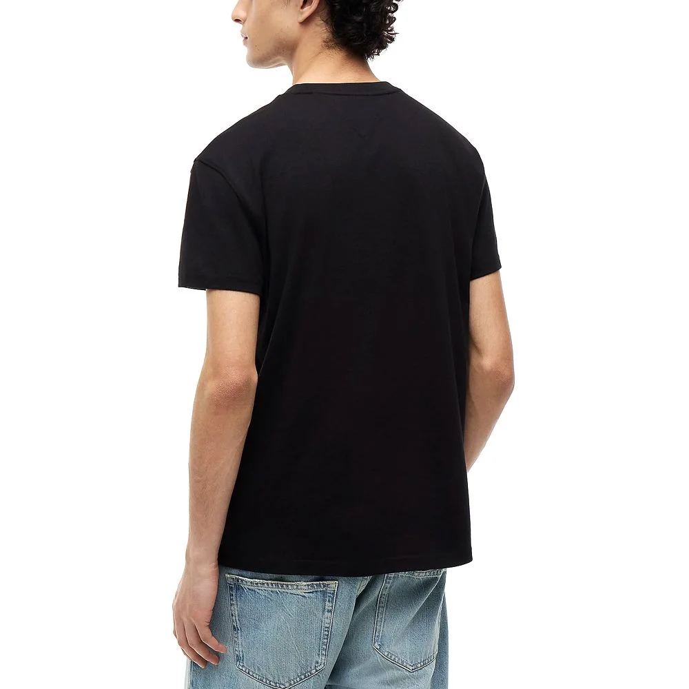 Ανδρικό T-shirt Μαύρο Tommy Jeans DM0DM22504-BDS