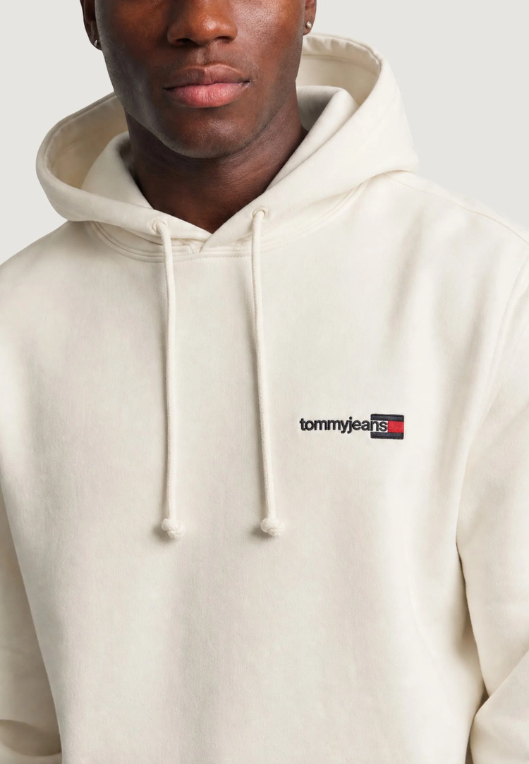 Ανδρικό Φούτερ Εκρού Tommy Jeans DM0DM23393-YBH