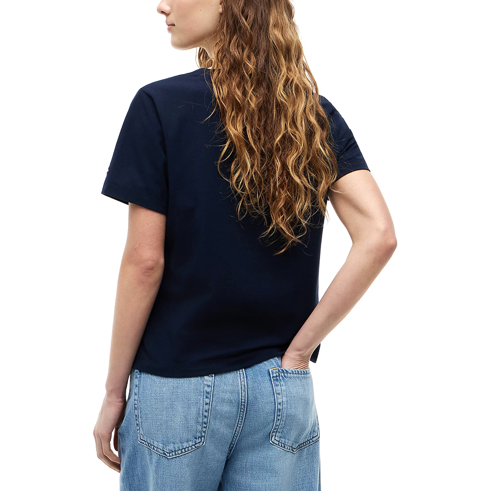 Γυναικείο T-shirt Navy Μπλε Tommy Hilfiger WW0WW49941-C1G