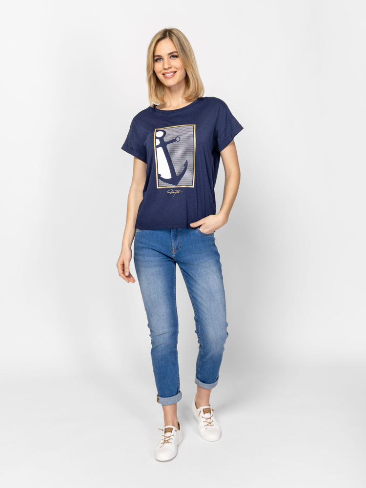 Γυναικείο Maplins26 T-shirt Navy Μπλε Heavy Tools T17078-NAVY