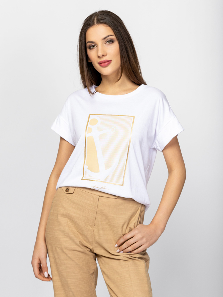 Γυναικείο Maplins26 T-shirt Λευκό Heavy Tools T17078-WHITE