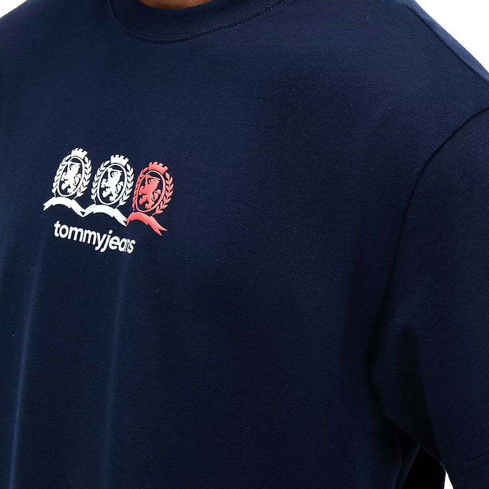 Ανδρικό T-shirt Navy Μπλε Tommy Jeans DM0DM23172-C1G