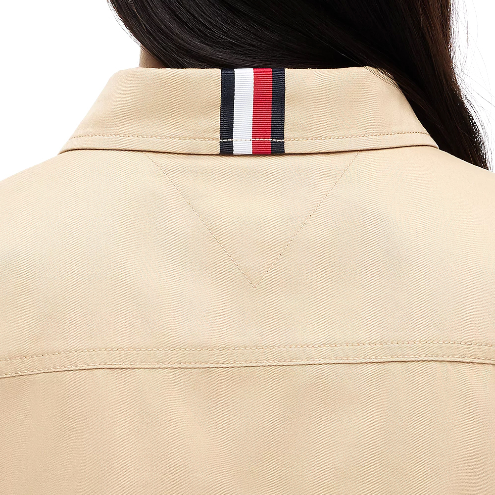 Γυναικείο Cropped Πουκάμισο Μπεζ Tommy Jeans DW0DW22942-AB9