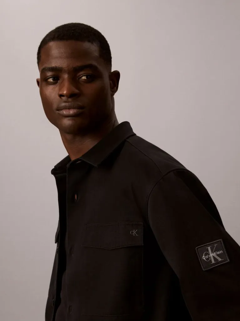 Ανδρικό Overshirt Μαύρο Calvin Klein LV04RG121G-UB1