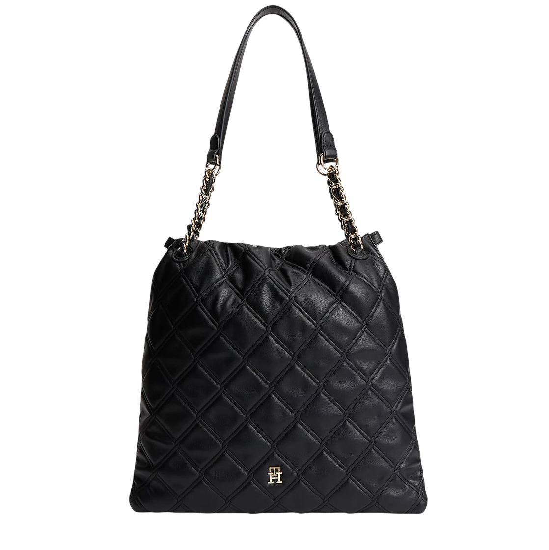 Γυναικεία TH Monogram tote Τσάντα Μαύρη Tommy Hilfiger AW0AW18719-BDS