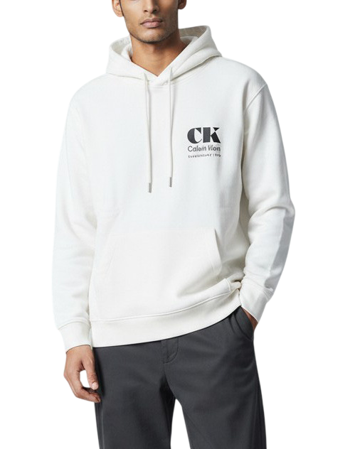 Ανδρικό Φούτερ Λευκό Calvin Klein LV04RG273G-YAS
