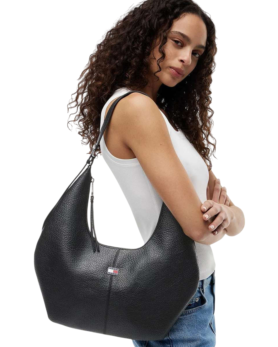 Γυναικεία City Hobo Τσάντα Μαύρη Tommy Jeans AW0AW18776-BDS