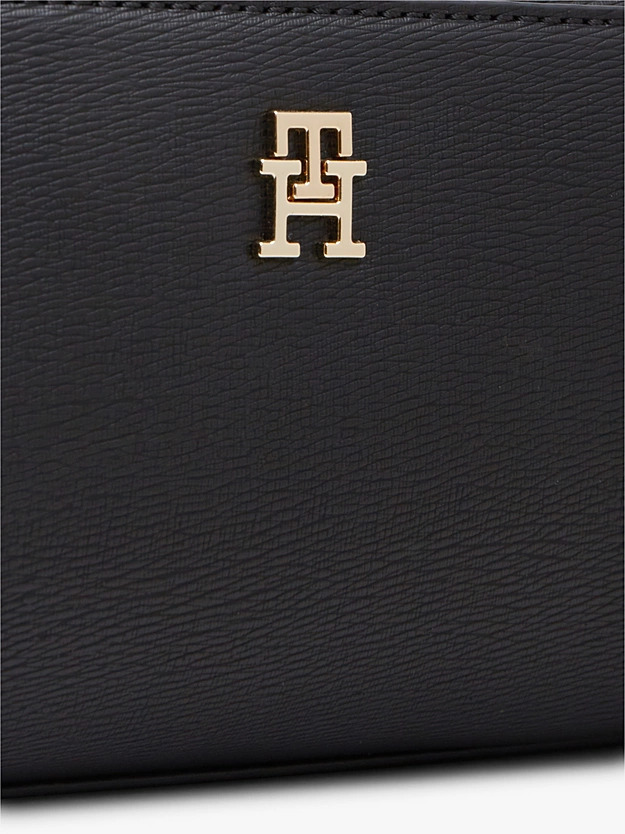 Γυναικεία TH Monogram Τσάντα Χιαστί Μαύρη Tommy Hilfiger AW0AW18863-BDS