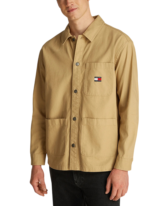 Ανδρικό Overshirt Μπεζ Tommy Jeans DM0DM20236-AB9