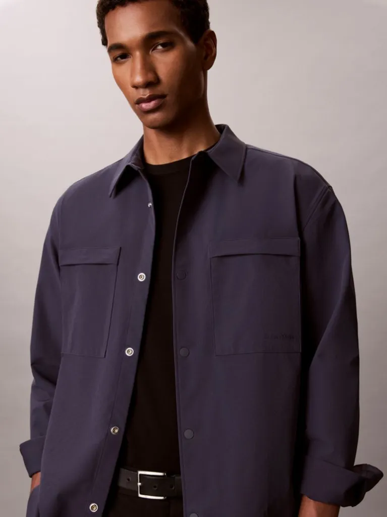 Ανδρικό Overshirt Μπλε Calvin Klein LV04LF107G-CCI