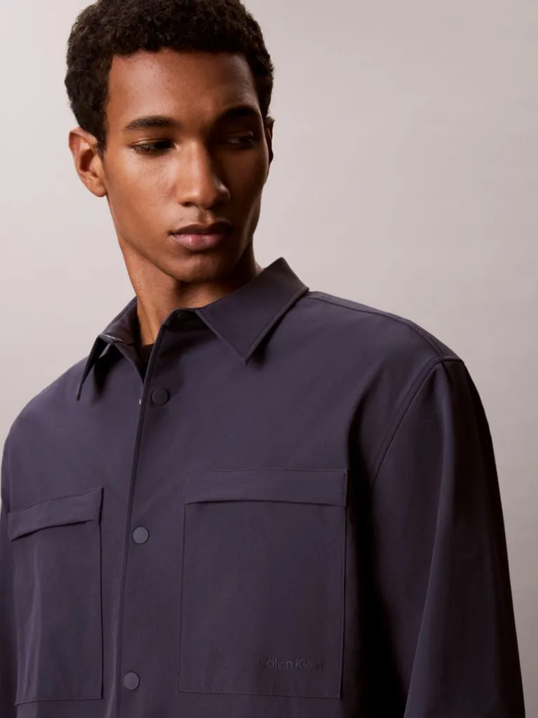 Ανδρικό Overshirt Μπλε Calvin Klein LV04LF107G-CCI