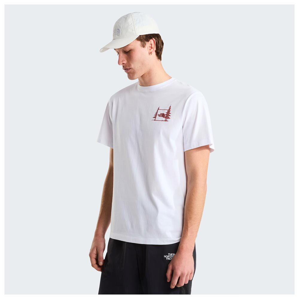 Ανδρικό Camping Relaxed Graphic T-Shirt Λευκό The North Face NF0A8GQM-FN41