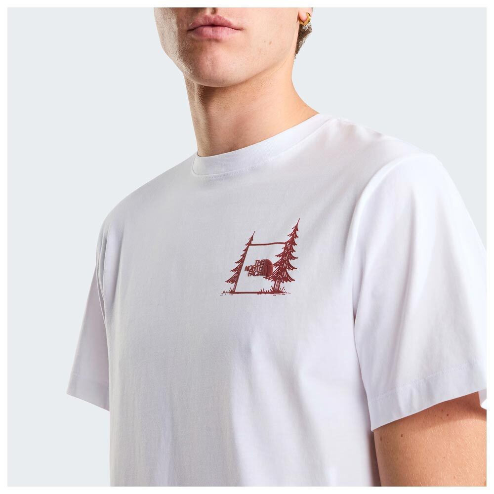 Ανδρικό Camping Relaxed Graphic T-Shirt Λευκό The North Face NF0A8GQM-FN41