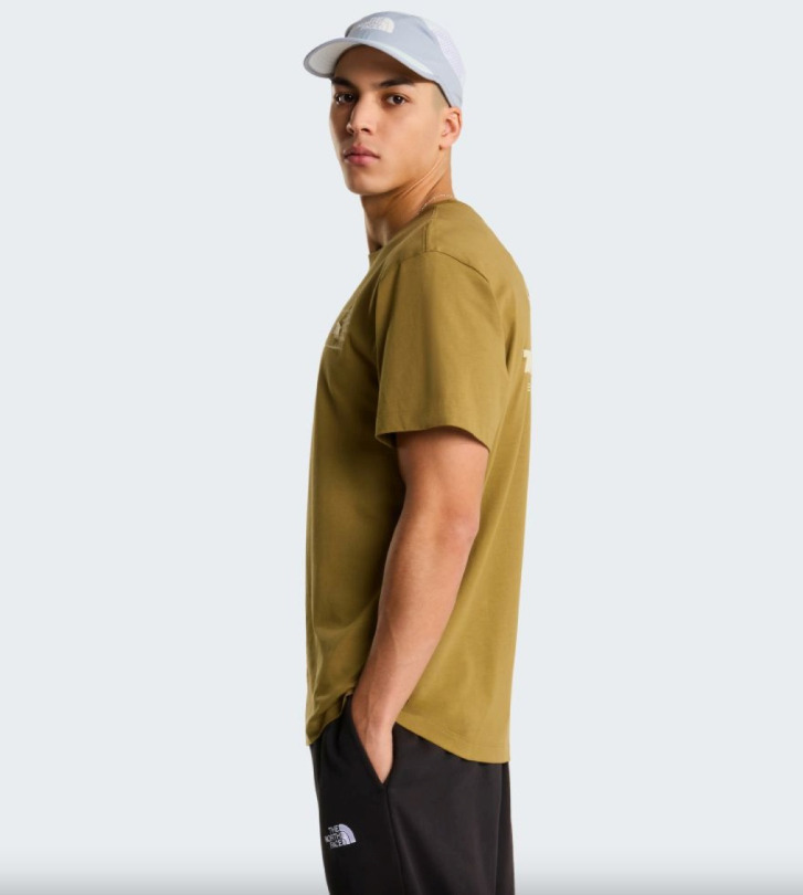 Ανδρικό Camping Relaxed Graphic T-Shirt Λαδί The North Face NF0A8GQM-2EL1