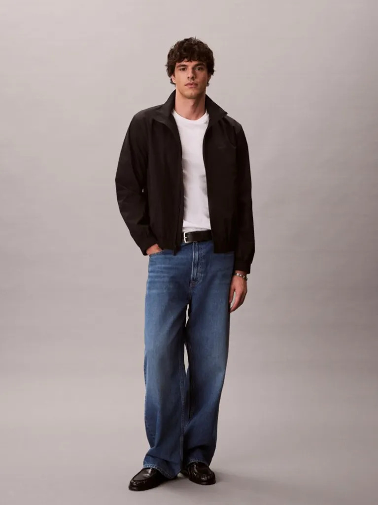 Ανδρικό Αντιανεμικό Μπουφάν Μαύρο Calvin Klein LV04LF515G-UB1