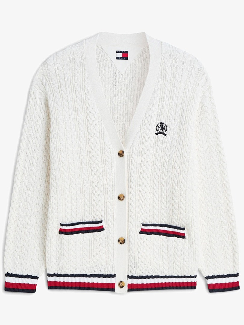 Γυναικεία Ζακέτα Λευκή Tommy Jeans DW0DW22934-YBH