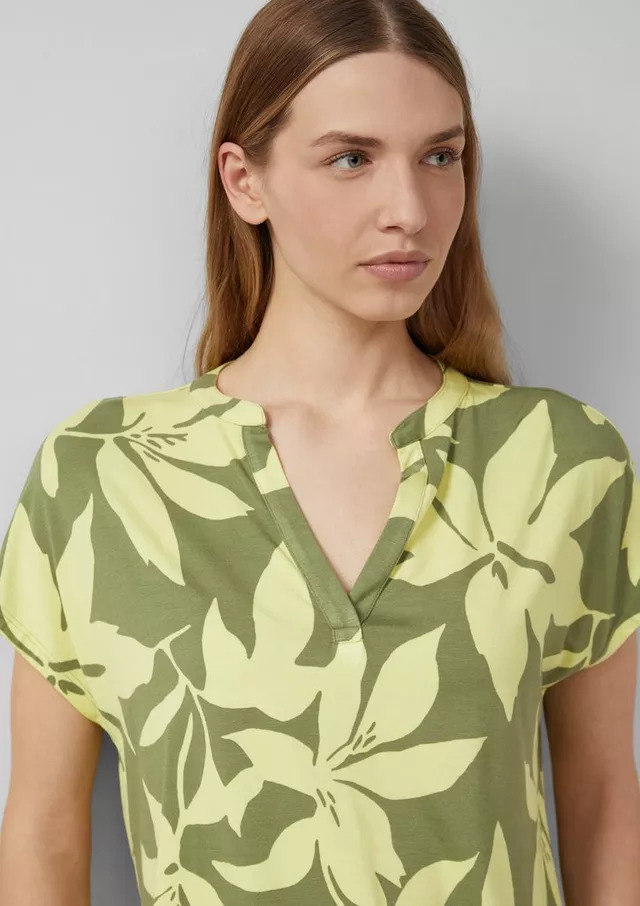 Γυναικείο T-shirt Πράσινο S.Oliver 2176251-79A2