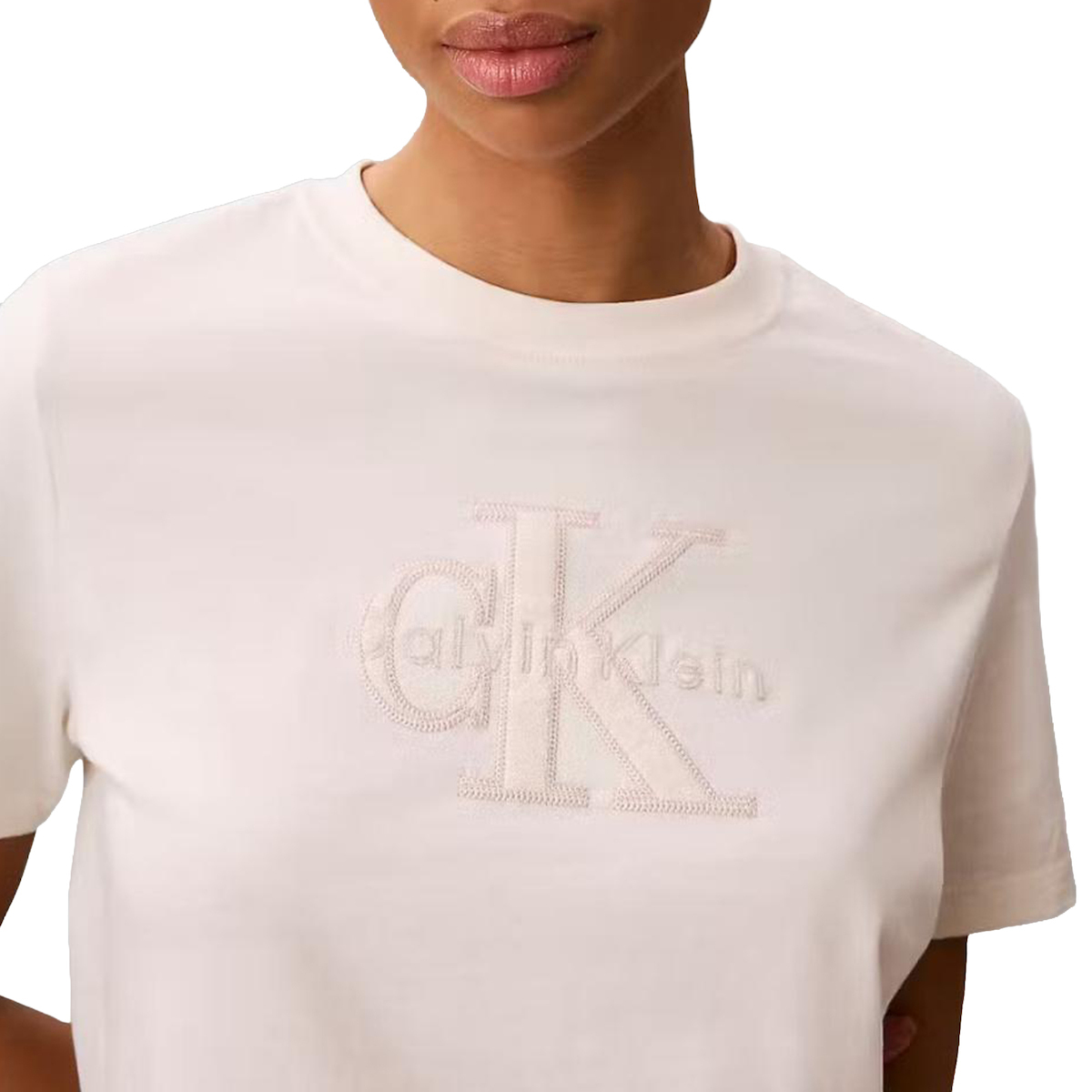 Γυναικείο T-shirt Λευκό Calvin Klein LV047G829G-YAS