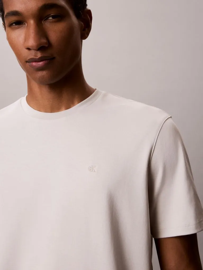 Ανδρικό T-shirt Μπεζ Calvin Klein LV04LB275G-PDJ