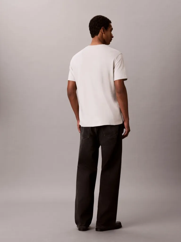 Ανδρικό T-shirt Μπεζ Calvin Klein LV04LB275G-PDJ