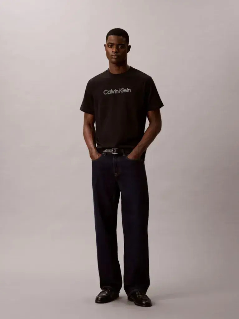 Ανδρικό T-shirt Μαύρο Calvin Klein LV04LG812G-UB1