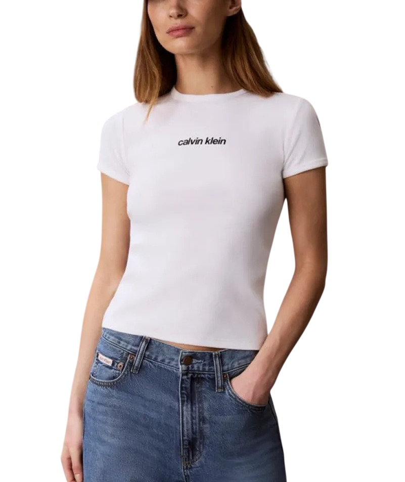 Γυναικείο T-shirt Λευκό Calvin Klein LV047G816G-YAF