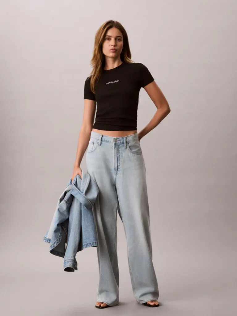 Γυναικείο T-shirt Μαύρο Calvin Klein LV047G816G-UB1