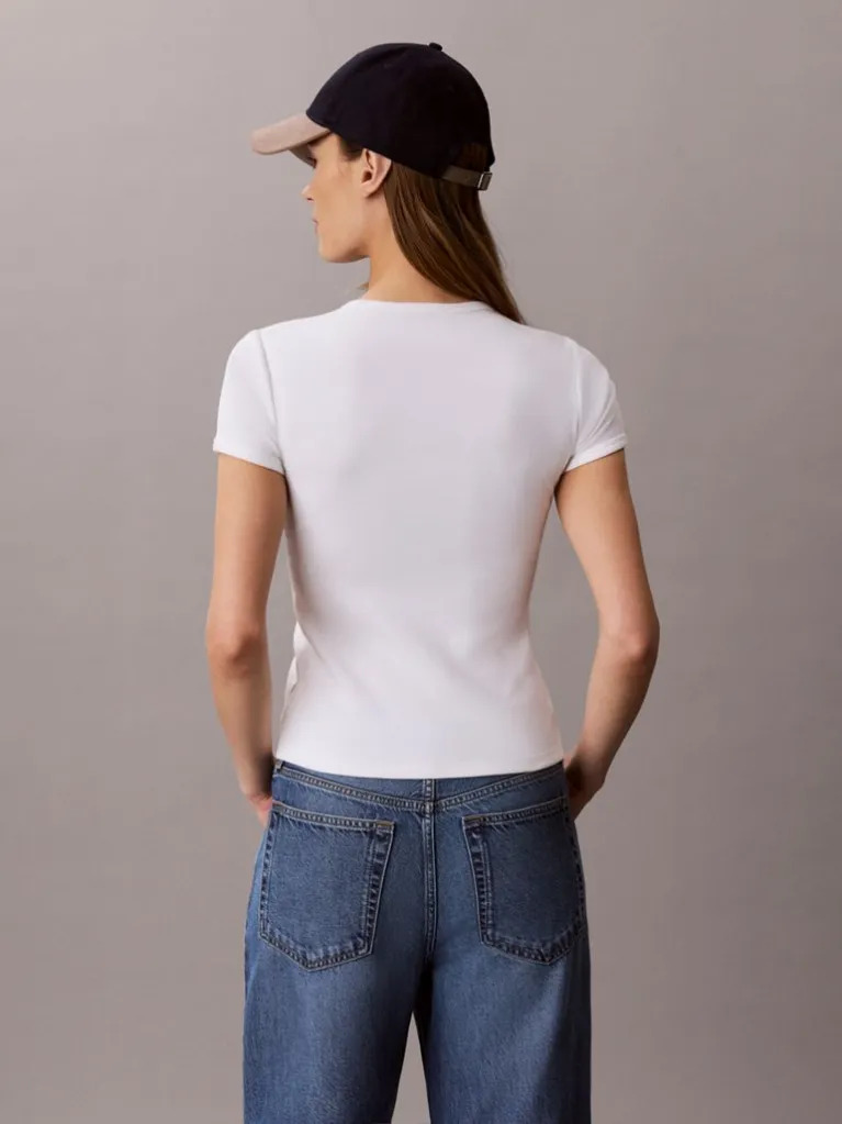 Γυναικείο T-shirt Λευκό Calvin Klein LV047G816G-YAF