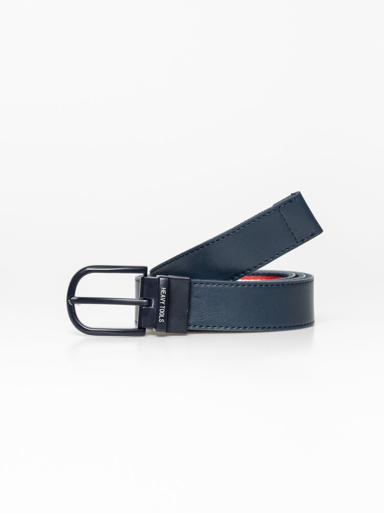 Γυναικεία Laurent Ζώνη Διπλής Όψεως Navy Μπλε Heavy Tools A15014-NAVY