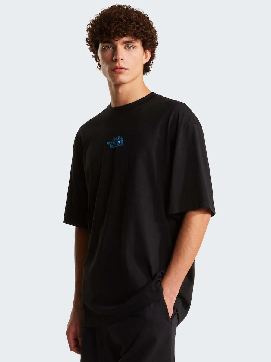 Ανδρικό Liquid Logo Oversize T-shirt Μαύρο The North Face NF0A8G9U-JK31