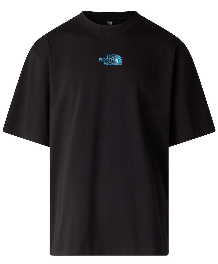Ανδρικό Liquid Logo Oversize T-shirt Μαύρο The North Face NF0A8G9U-JK31
