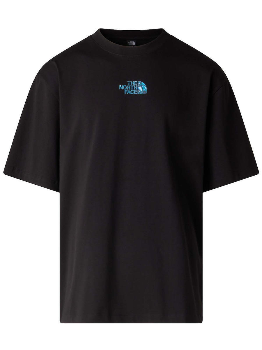 Ανδρικό Liquid Logo Oversize T-shirt Μαύρο The North Face NF0A8G9U-JK31