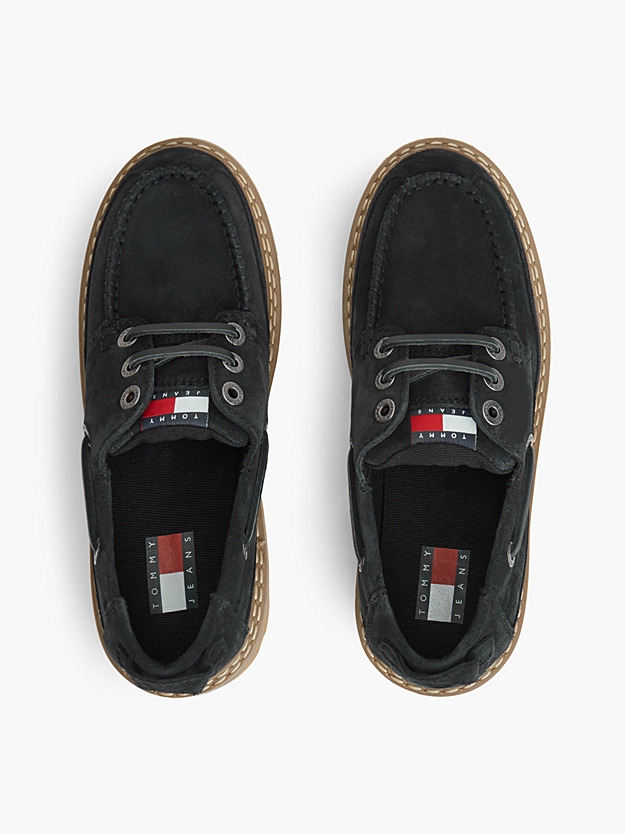 Γυναικεία Δερμάτινα Loafers Navy Μπλε Tommy Jeans EN0EN03157-C1G