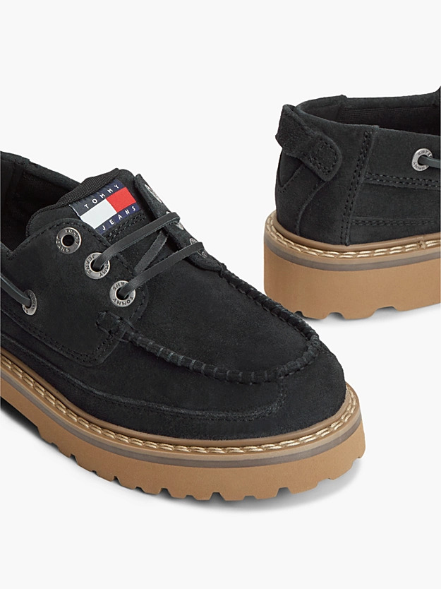 Γυναικεία Δερμάτινα Loafers Navy Μπλε Tommy Jeans EN0EN03157-C1G