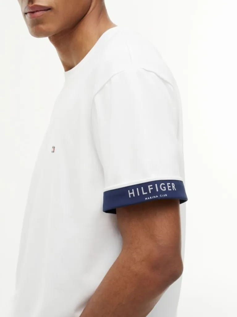 Ανδρικό T-shirt Λευκό Tommy Hilfiger MW0MW43203-YBR