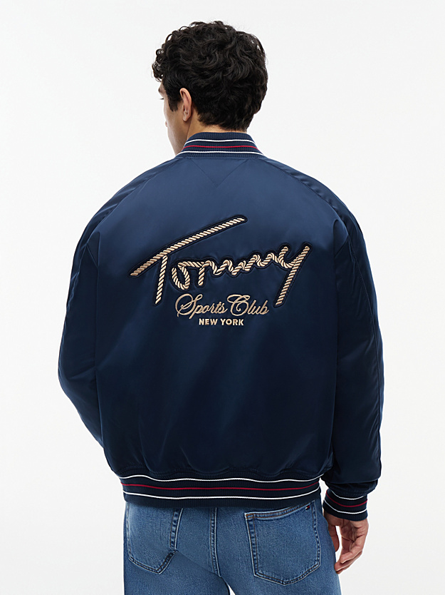 Ανδρικό Souvenir Bomber Μπουφάν Navy Μπλε Tommy Jeans DM0DM23220-C1G